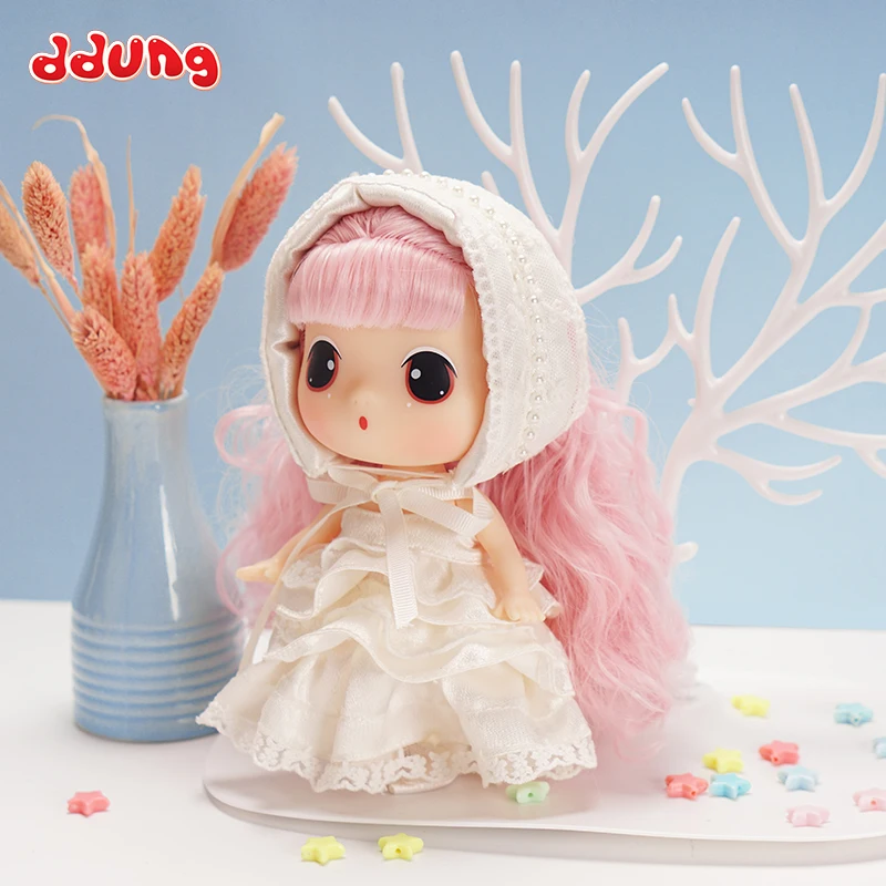 Кукла dнанг девочка кукла 18 см милое платье Милая ins сердце принцесса - купить по
