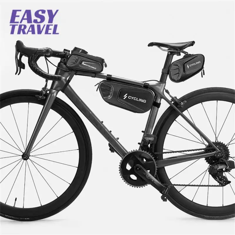 

Mtb Bicycle Storage Tools Riding Saddle Bags Water-repellent Professional Top Tube Package Eva Shell Spot Upper Tube Package