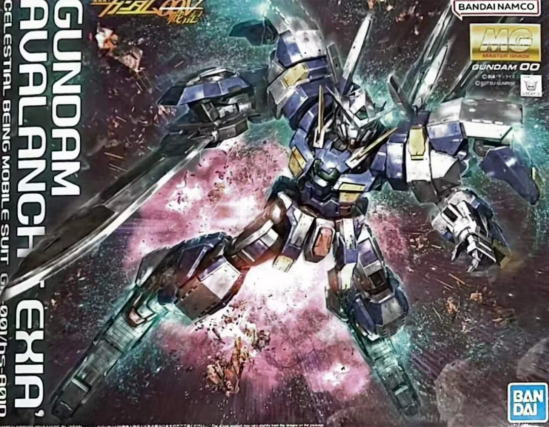 Фото Коллекционные фигурки BANDAI SPIRITS MG 1/100 GN-001/hs-A01D Avalanche Exia Dash, модель Gundam 00V, аниме-набор для сборки, подарки №1