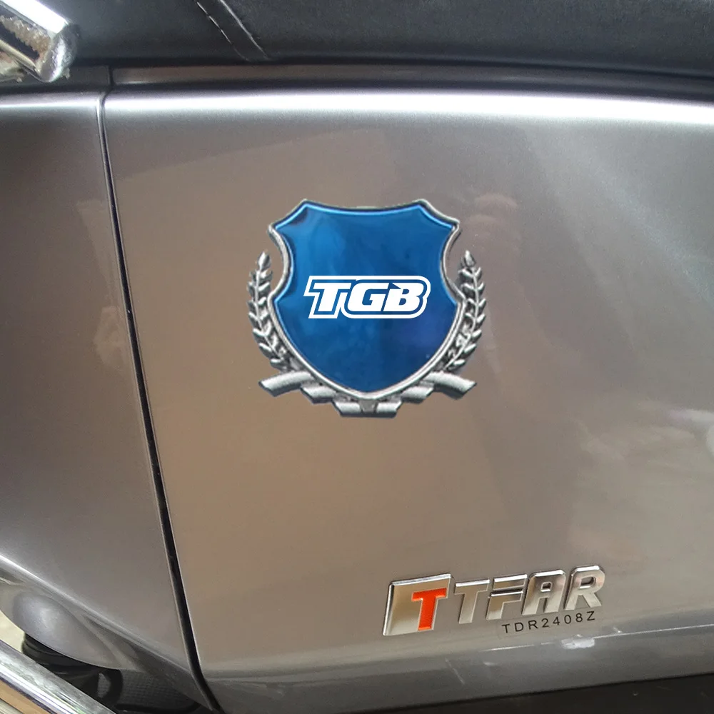 3D металлические наклейки на скутер с ушками пшеницы мотоциклетные боковые