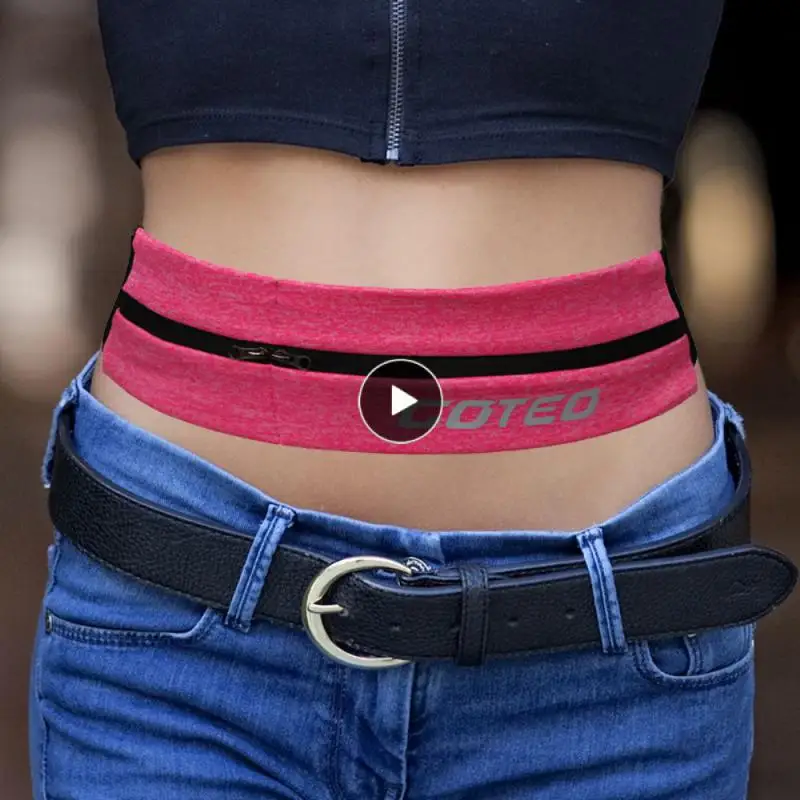 

Outsourcing Waterproof Milk Silk Outdoors Packs Stretch Sports Bag Belt Bag Sports And Leisure Gym Bag Professional Waist Bag