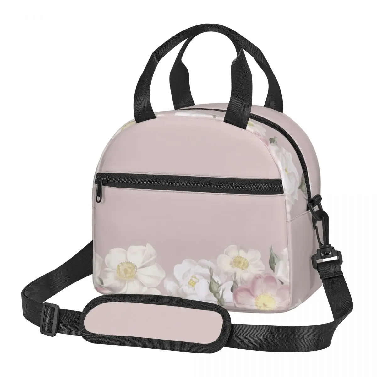 

Insulated lunch bag For Women Kids Elegant Floral Cooler Bag Thermal bag Portable Lunch Box Ice Pack