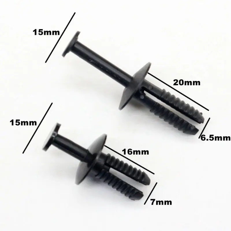 

New Useful Durable Clips 20PCS Accessory Black Expanding Rivet For BMW E30 E39 E46 E53 E60 Plastic Replacement