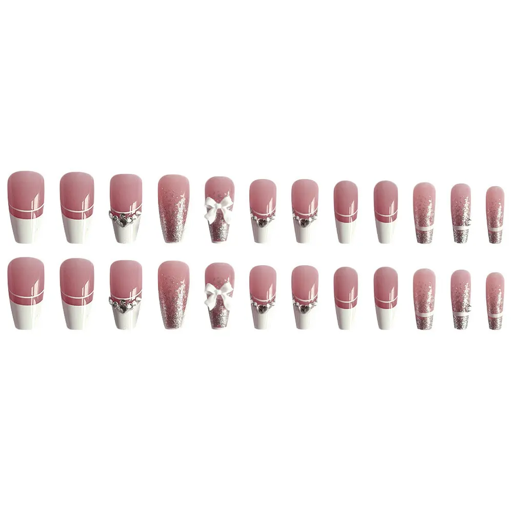 

Искусственные ногти «сделай сам» 24 шт., Уникальный Модный узор, аксессуары для ногтей для женщин и девушек, для вечеринок