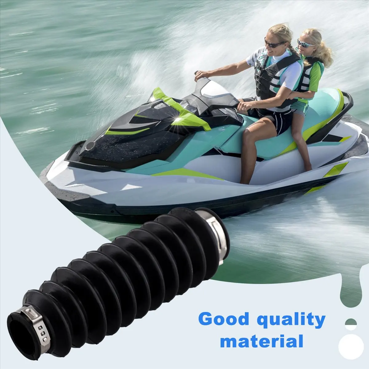Фото # 26L Bellow Ibr Boot Spark, 268000186, замена для Seadoo 230/300/170 Bellow Ibr Boot Spark (черный) №4