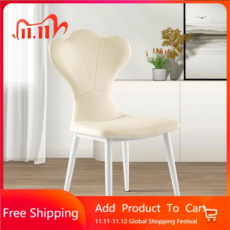 

Modern Hairdresser Dining Chairs Coffee Design Garden Soft Dining Chair Salon Nordic Desk Muebles De Hogar Balcony Furniture GG