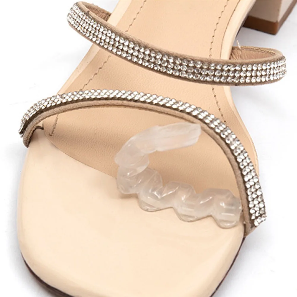 Silicone Non-slip Insoles Sticker For High Heels Flip Flop Sandals Shoe Women Elegant Self-adhesive Foot Patch Forefoot Pad