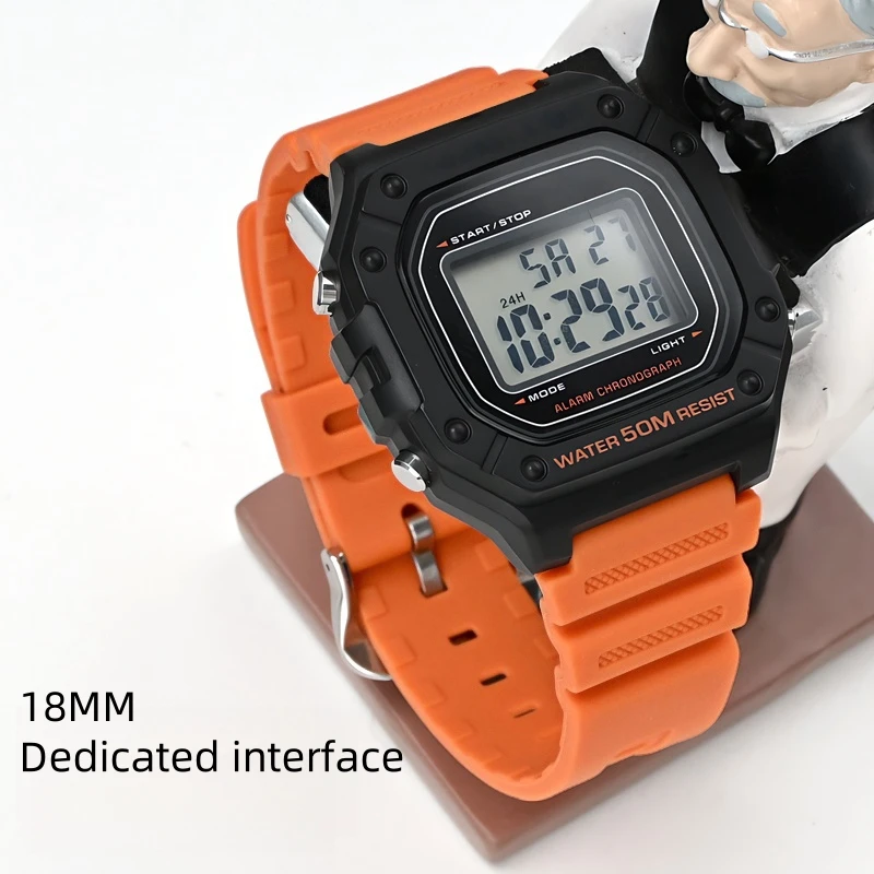 Фото Ремешок для часов RESIN для CASIO G-SHOCK AE-1000W 1300 1200 AQ-S810W S800W SGW-300H 400H 500H W-S200H 800H 216H 735H 215, ремешок для часов №3