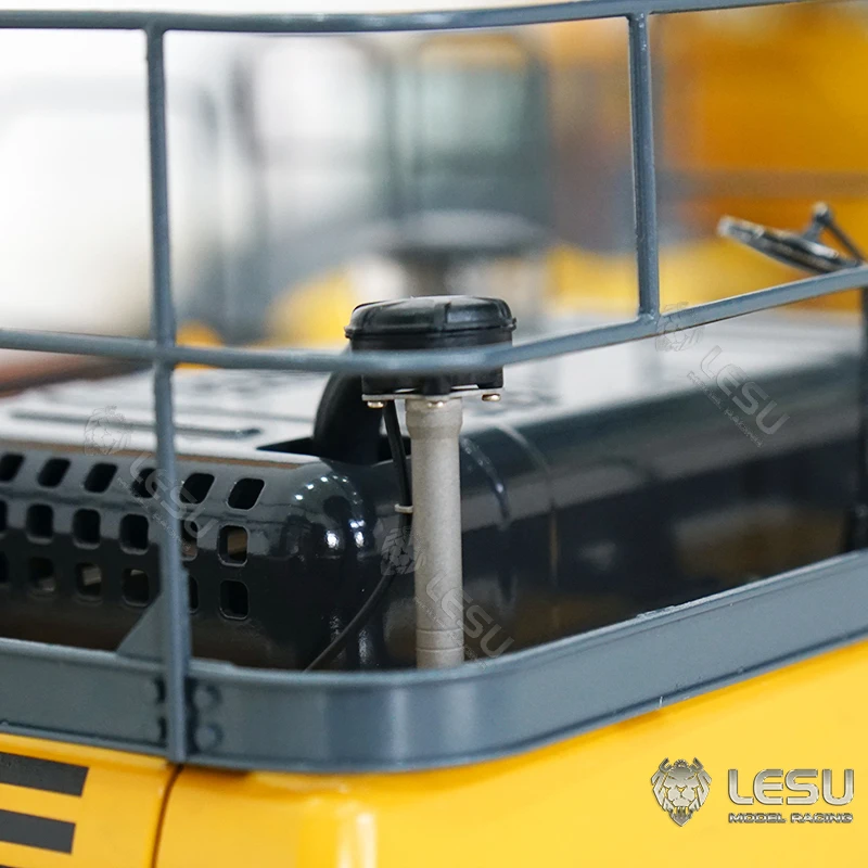 1/14 LESU экскаватор вождения машина декоративный свет обновление моделирование