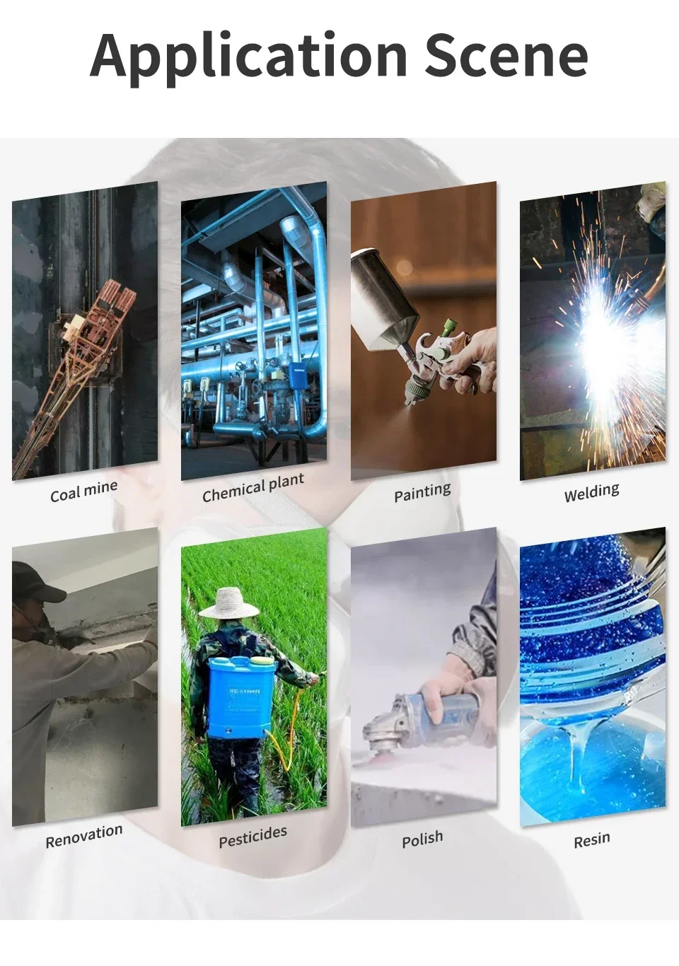 3M 6200 2097 Фильтр Пылезащитный Маска Промышленная Пылезащитная Шлифовка Резка