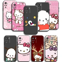 2022 hello kitty phone cases for xiaomi redmi poco x3 gt x3 pro m3 poco m3 pro x3 nfc x3 mi 11 mi 11 lite back cover soft tpu