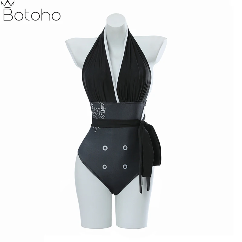 Костюм для косплея из игры NieR 2B одежда купания нейнера сексуальный черный