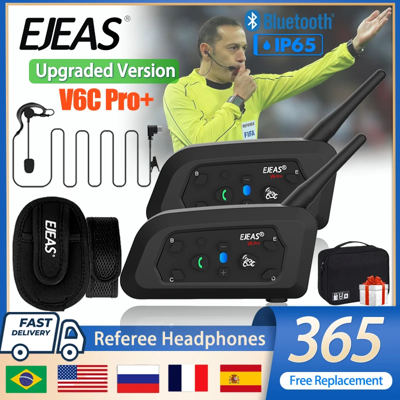 Полнодуплексная Bluetooth-гарнитура для шлема судьи