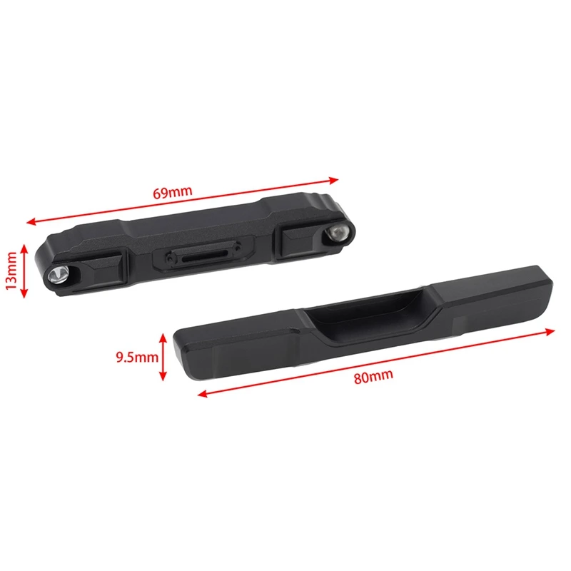 Metal Front And Rear Bumper With LED Light For Axial SCX24 Jeep Gladiator AXI00005 JLU AXI00002 1/24 RC Crawler Upgrades