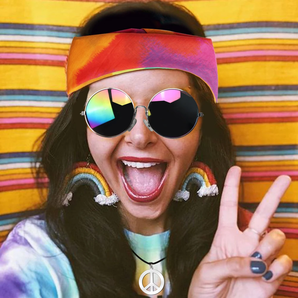 Аксессуары для Хэллоуина аксессуары хиппи повязка на голову с маргаритками