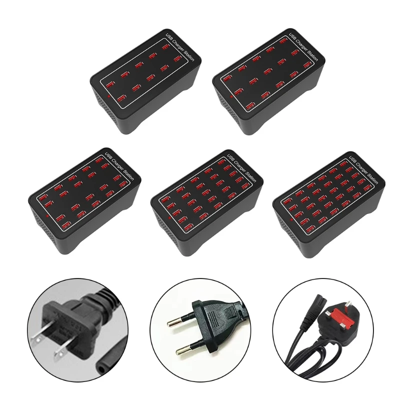 

Professional Charging Station with 10-30 USB Ports, Smart Wall Charger, Quick Charging Station for ipad, iphone,PC