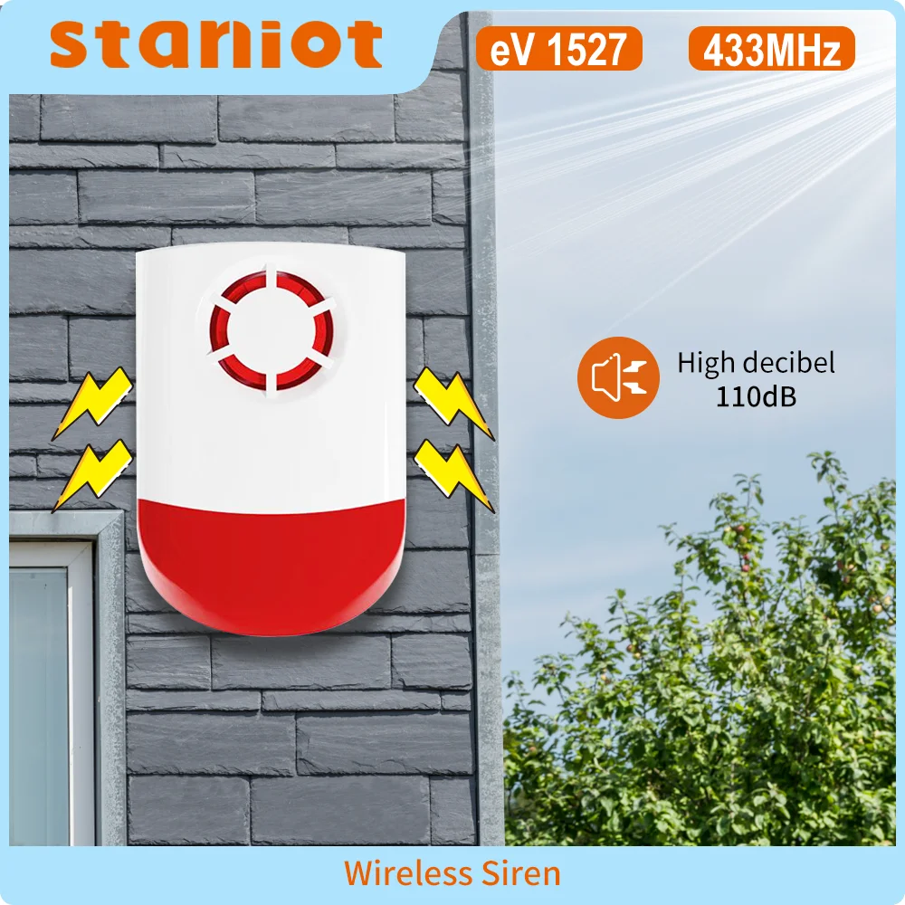 

Беспроводная Стробоскопическая система Staniot, 433 МГц, дБ