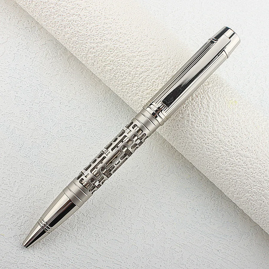 Металлическая шариковая ручка со скелетом