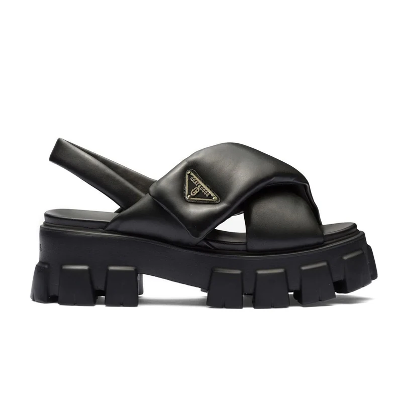 

Сандалии Matsuke на толстой подошве, водонепроницаемые шлепанцы с треугольным ярлыком, Повседневная пляжная обувь, лето 2023