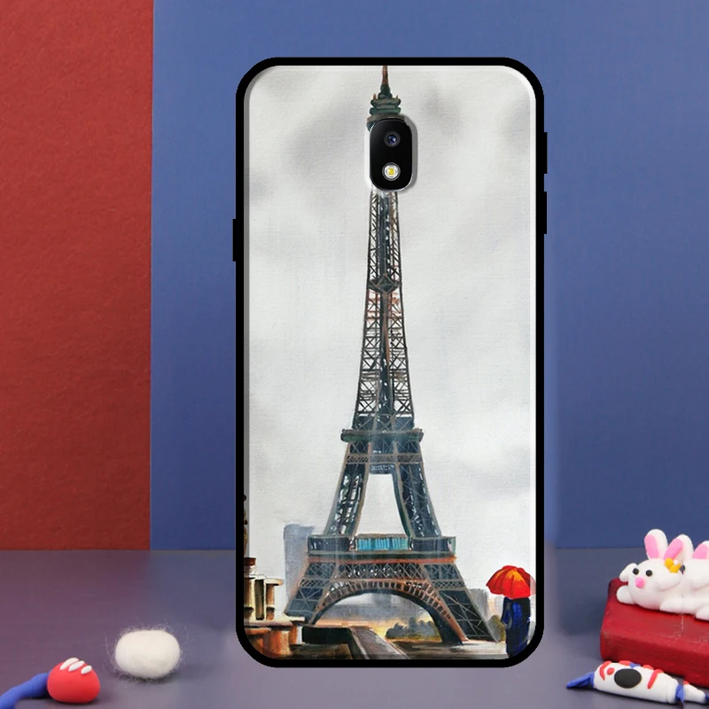 Red Umbrella Eiffel Tower Case For Samsung J5 J7 J3 J1 2016 A3 A5 2017 A6 A7 A8 A9 J8 2018 J4 J6 Plus Coque Fundas images - 6