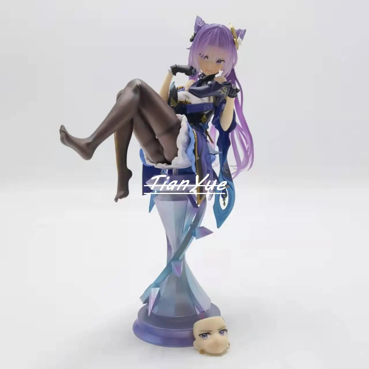 

Anime Genshin Impact Keqing beauty Girl Action Figure Model Toy 18cm