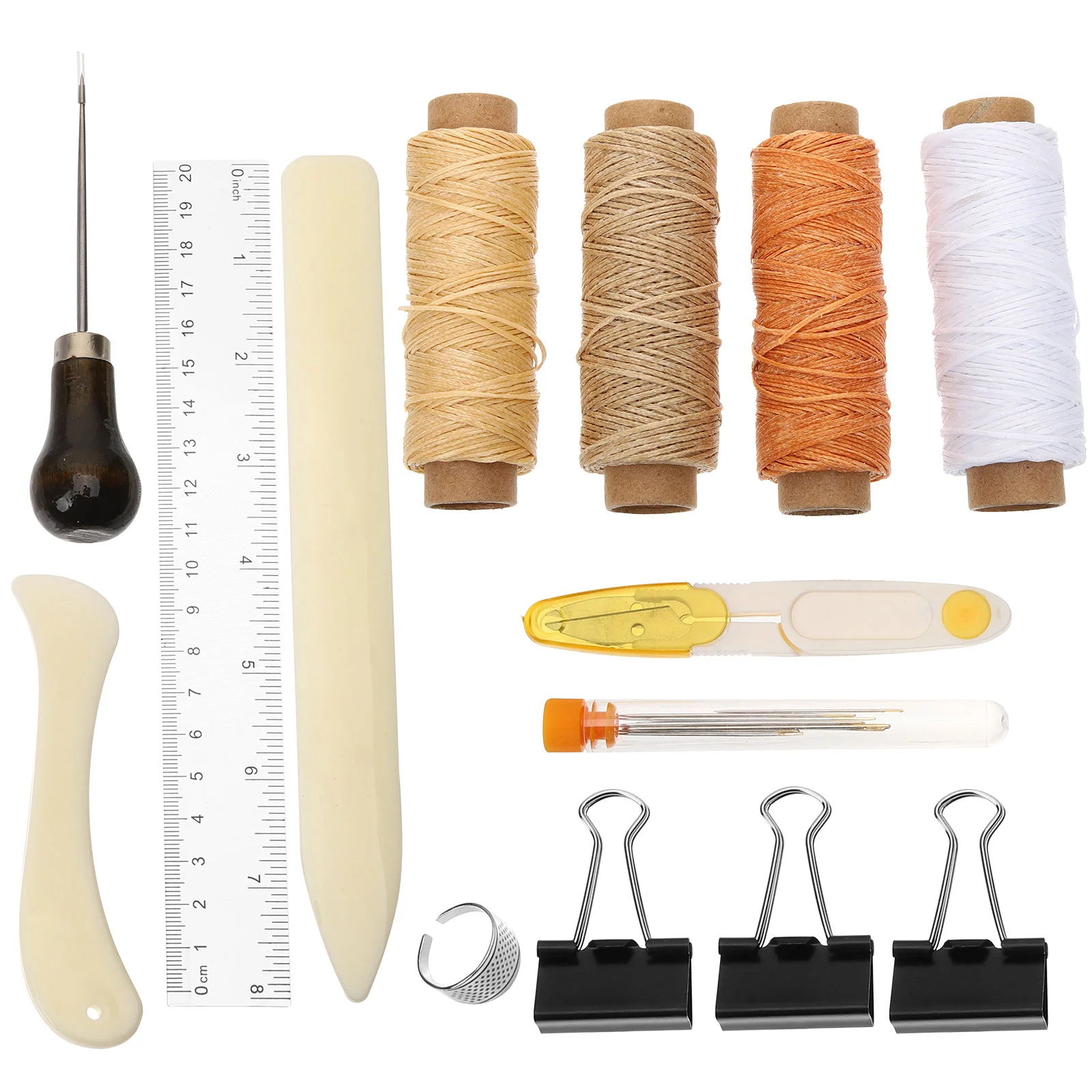 

Tool Set Sewing Repair Kit Making Beginners Stainless Steel Book Binding Tools DIY