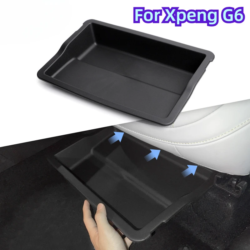Ящик для хранения под сиденьем Xpeng G6 2023 2024 Xiaopeng органайзер ящика аксессуары