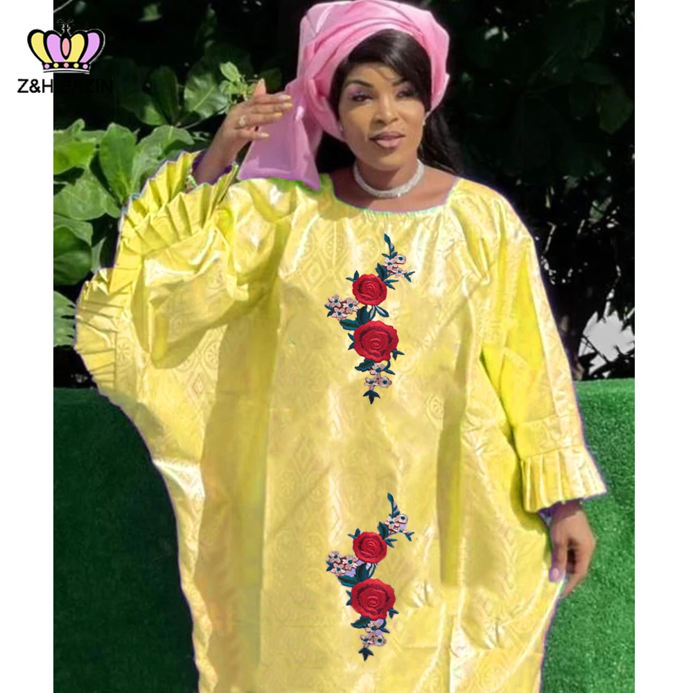 Женское платье в африканском стиле длинное розовое большого размера