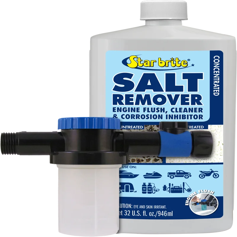 

Salt Remover Kit - 32oz – For Boats, Fishing & Dive Gear, Automobiles & more!