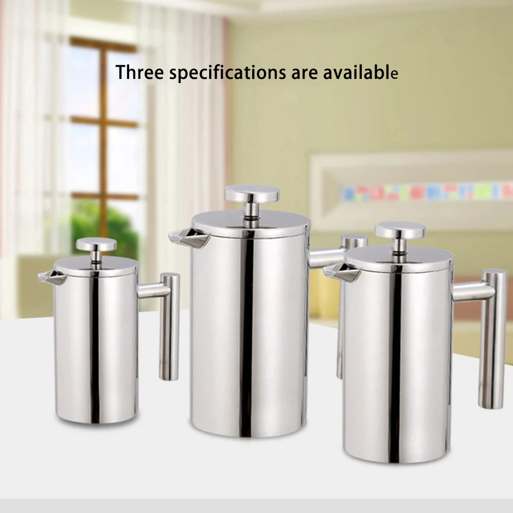 Кофейное пивоварение французский пресс фильтр чайная пива Кофеварка стеклянный