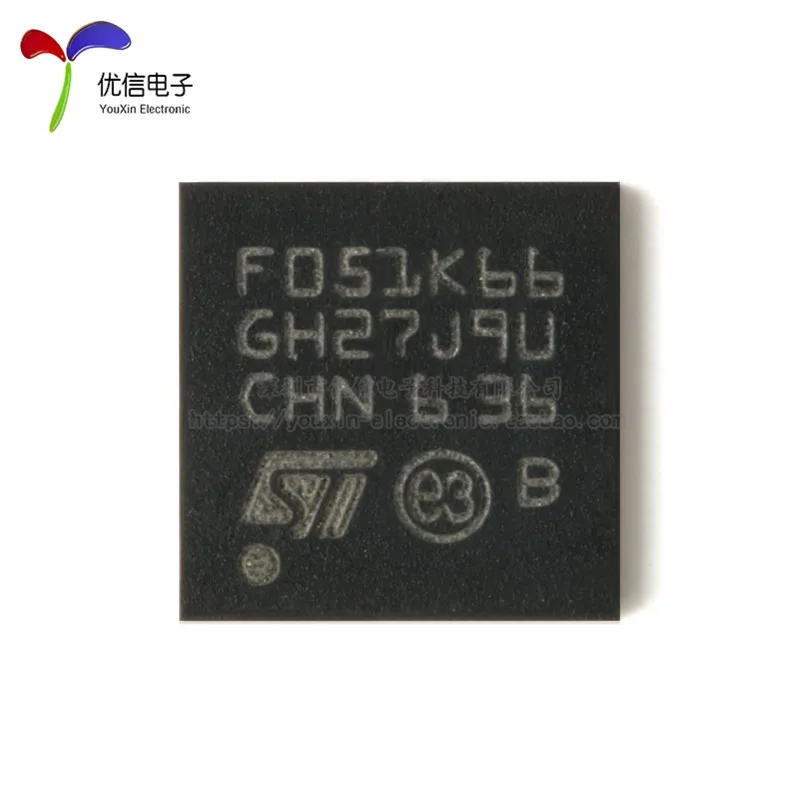 Оригинальный аутентичный микроконтроллер STM32F051K6U6 UFQFPN32 ARM Cortex-M0 32-бит 5 шт.