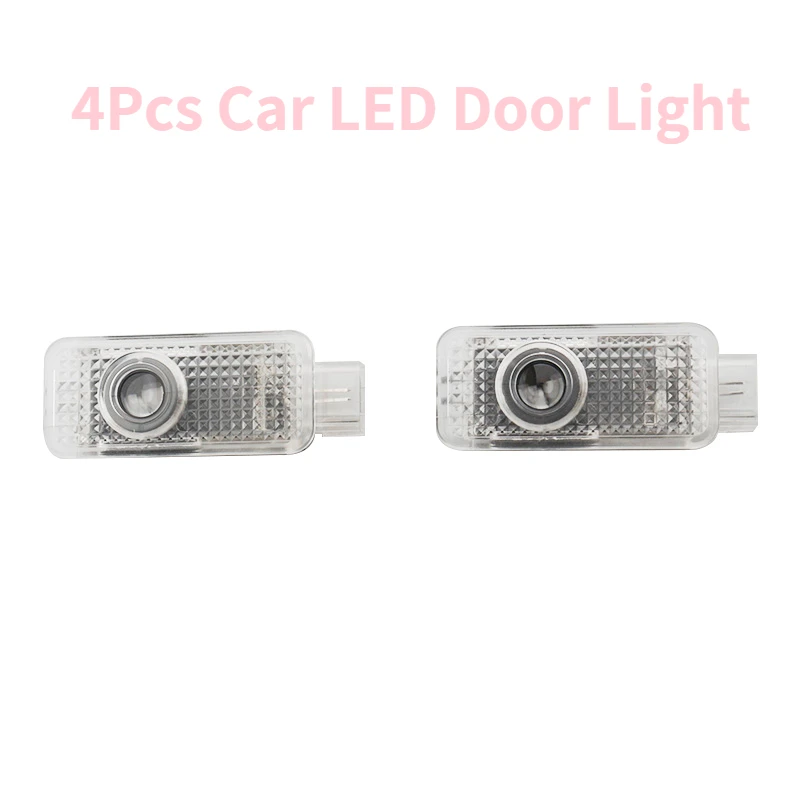 

4Pcs Door Welcome Lights For Audi Car Logo LED A8 A7 A6 RS A5 A4 C5 C6 C7 A3 Q3 Q5 Q7 B5 B6 B7 B8 B9 RS3 RS4 RS TT Sline Quattro