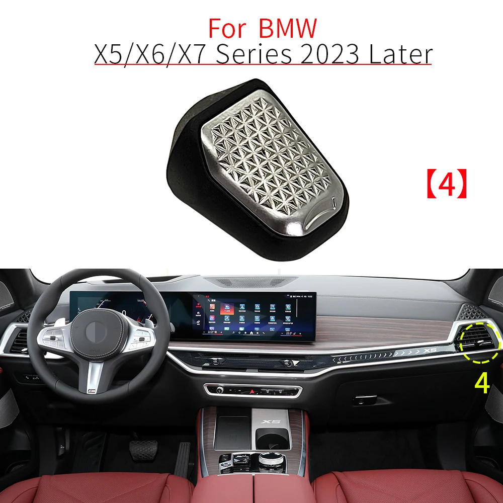 

Для BMW G05 G06 G07 Левая Правая средняя решетка вентиляционного отверстия Кондиционер Ручка выходного отверстия ремонтный аксессуар для BMW X5 X6 X7 2023-2025