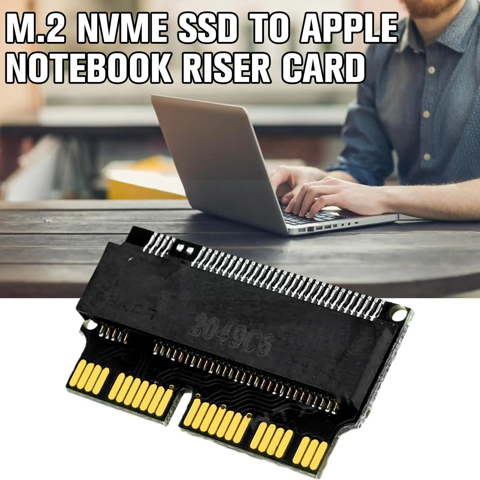 

M.2 Nvme Ssd To Notebook Riser Card State Drive Adapter To 2013-2017 Nvme Card M.2 Years H3k5