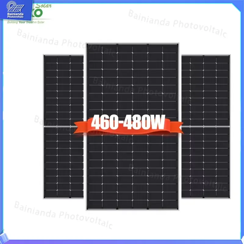 Фото Солнечная панель Jinkohu Neo 60HL4 V 460W 465W 470W 475W 480W N-типа, монокристаллическая, двусторонняя, с двойным стеклом, для крыш №2