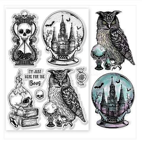 2024 New Arrival Owl Clear Stamp DIY Silicone Seals Scrapbooking/Card Making/Photo Album Decoration clear stamps