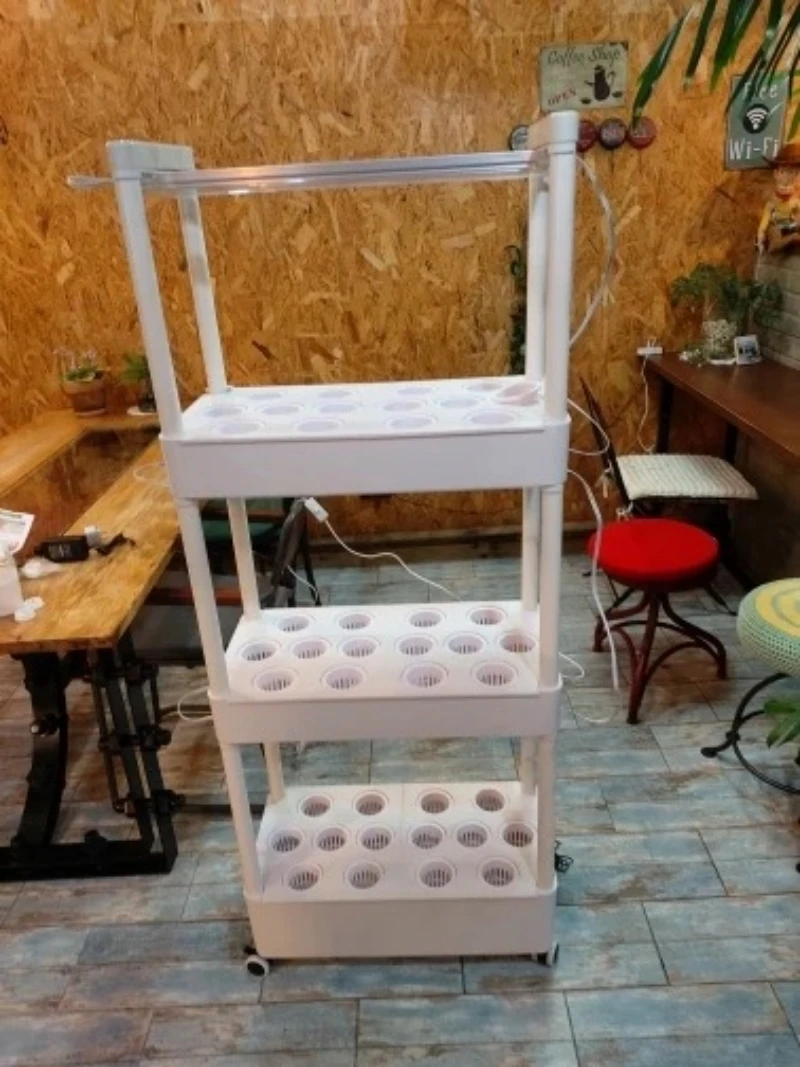 Система гидропонного выращивания 3 слоя с 42 отверстиями