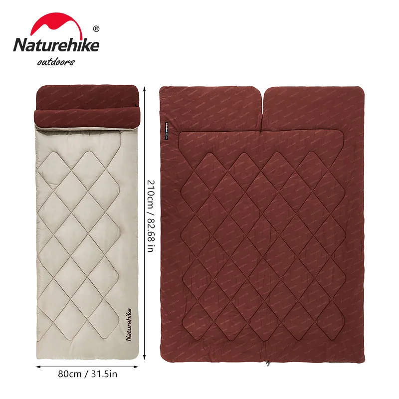 

Naturehike Autumn Maple Cotton Sleeping Bag Portable Outdoor Camping Tent Breathable Warm Splicable Sleeping Bag