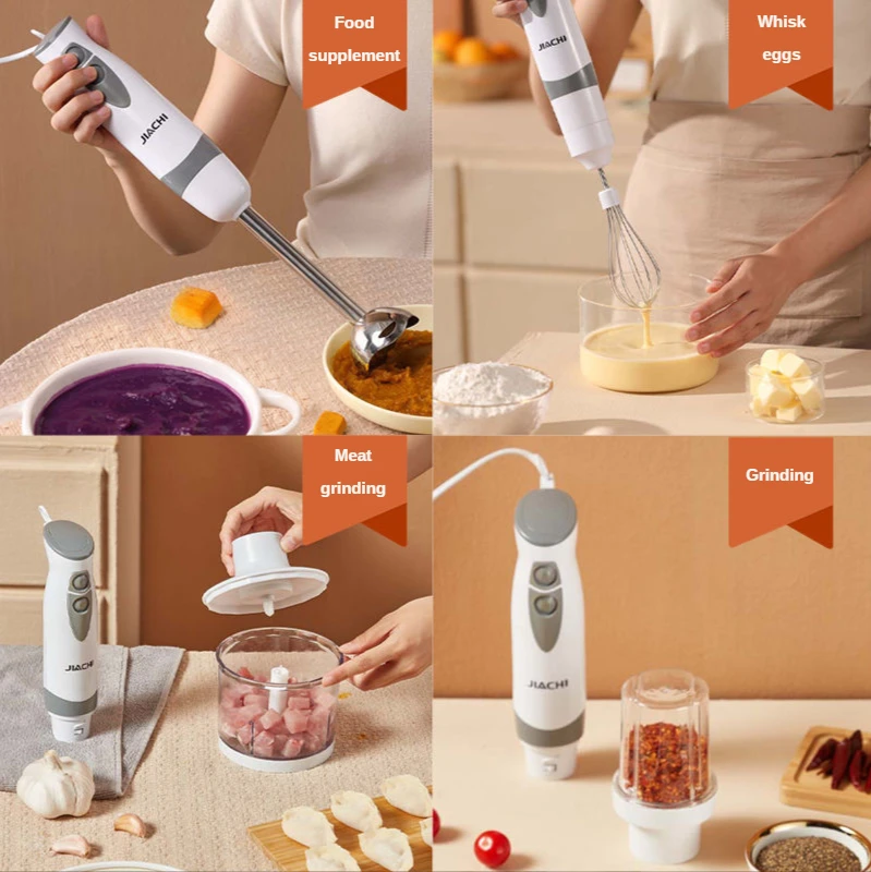 Cooking stick baby food supplement machine electric grinding  potato ricer mashe stainless steel baby food stai  clitoria sucker