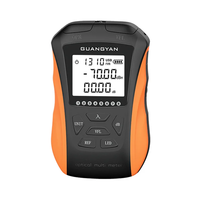 Измеритель оптической мощности с визуальным локатором неисправностей