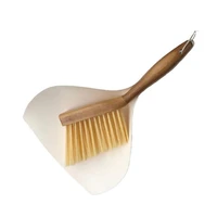 desktop cleaning set mini bamboo broom dustpan combination set household pet small broom pinch garbage shovel