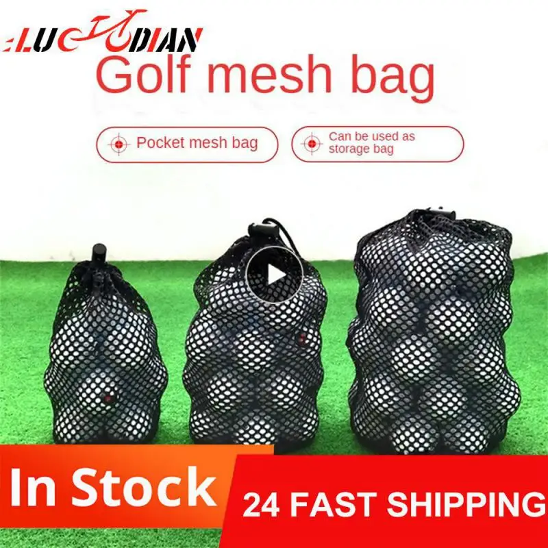 

Удобная сумка для хранения, удобная нейлоновая Сетчатая Сумка для экономии места, прочные сумки для гольфа, компактная сумка для хранения мячей
