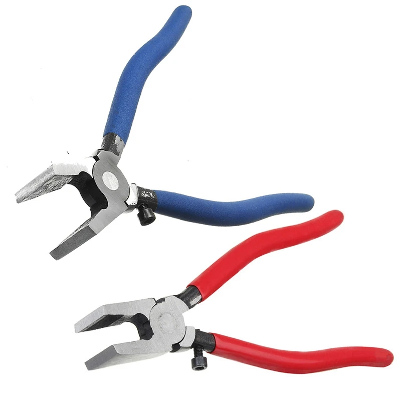 

Handle Breaking Cutting Glass Pliers Stained Glass Tools Flat End Glass Pliers Flat Glass Trimming Pliers Hand Tool