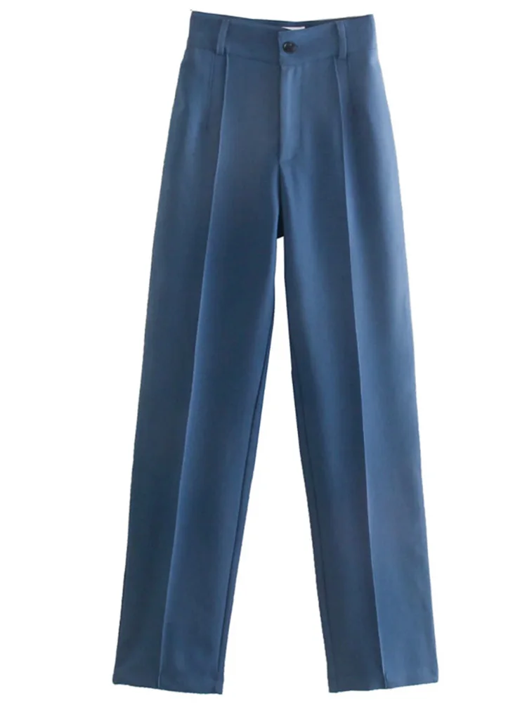 Брюки OneBling женские прямые длинные повседневные модные элегантные штаны для