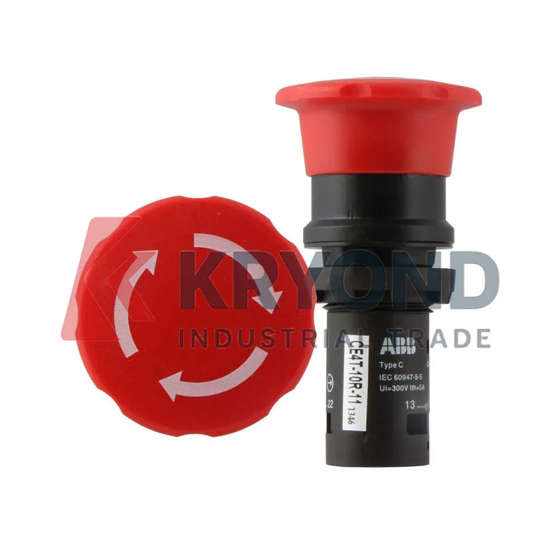 

Кнопка аварийной остановки ABB CE4T-10R-11 красная