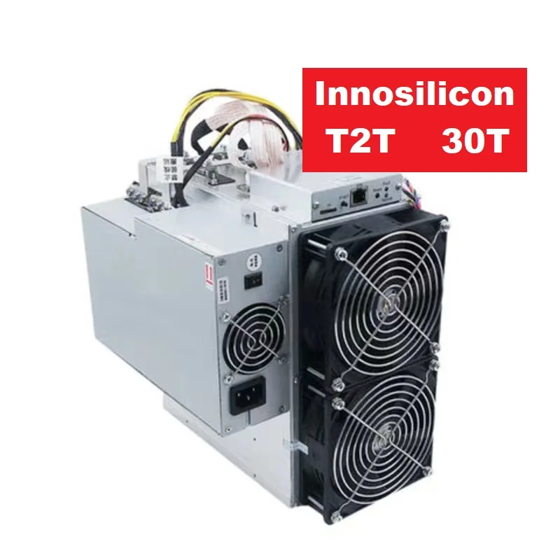 

Free Ship Used Asic Bitcoin Miner Innosilicon T2T 30T sha256 BTC BCH Mining Better Than S9 S9K T15 T17 Z9 Ebit E10 M3 M3X M21S