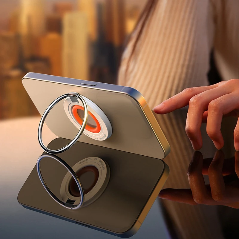 Joyroom Magnetic Ring Phone Holder Kickstand Silicone Grip Stand For Iphone 15 14 13 12 Pro Max