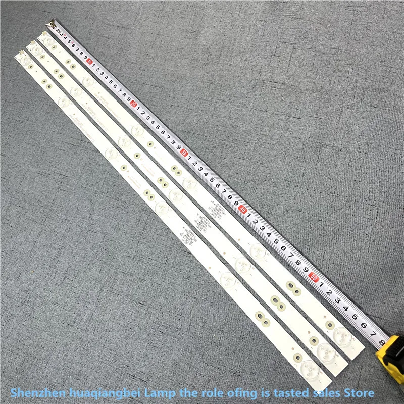 

LED Backlight strip 6 Lamp for ATVIO 32'' TV 0D32D06-ZC21FG-05 OD32D06-ZC21FG-05 6S1P 303TT320038 ATV-32 3V/LED E356289