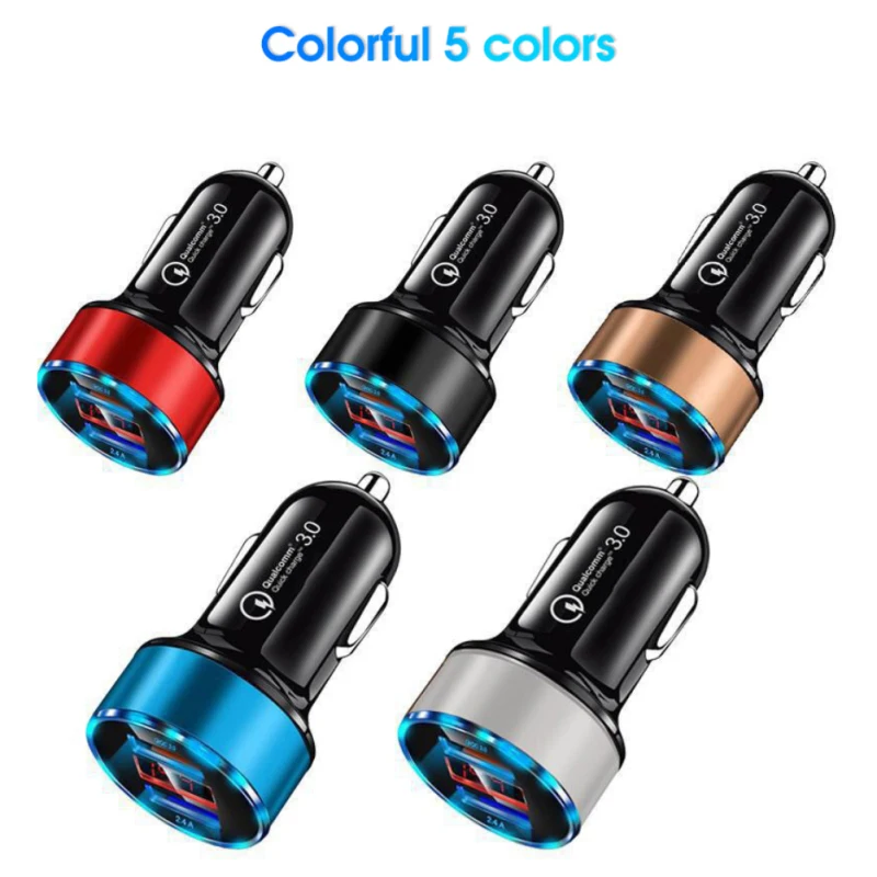 

Автомобильное зарядное устройство с двумя USB-портами, а