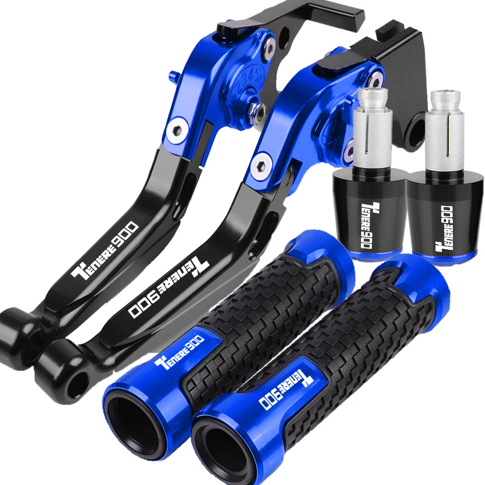 

Motorcycle Accessory For YAMAHA TENERE 900 CNC Foldable Brake Clutch Levers Handlebar Handle Grips Ends TENERE900 2019 2020 2021
